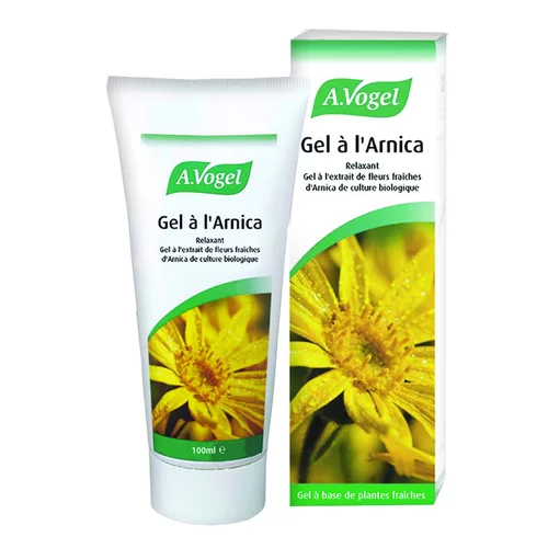 Pour équiper le jardin:Gel à l’arnica bio en tube de 100 ml
