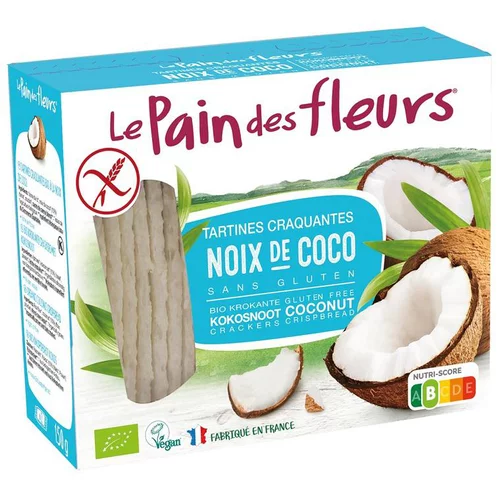 Bien au jardin：Tartines craquantes noix de coco 150 g PAIN DES FLEURS