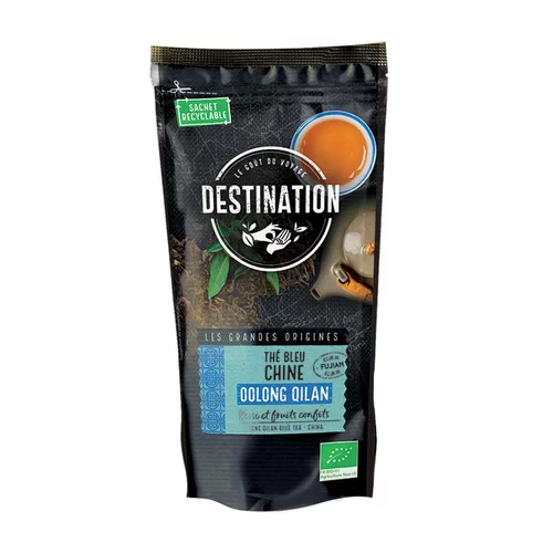Pour équiper vos extérieurs:Thé Bleu Oolong Qilan Chine bio 50g