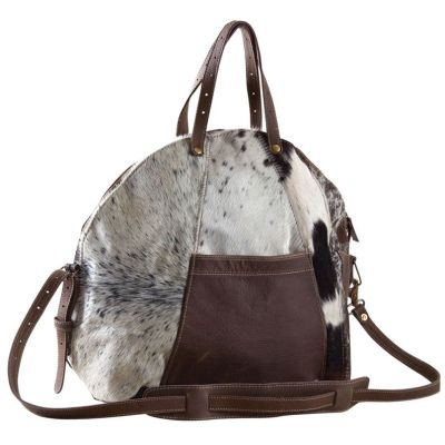 Sac de voyage en peau de vache