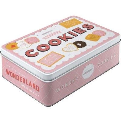 Boite à sucres publicitaire en métal (Cookies)