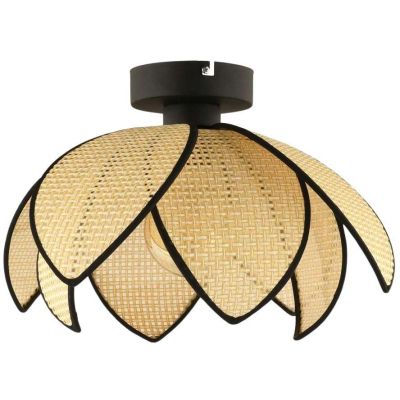 Suspension en métal et PVC Fleuri