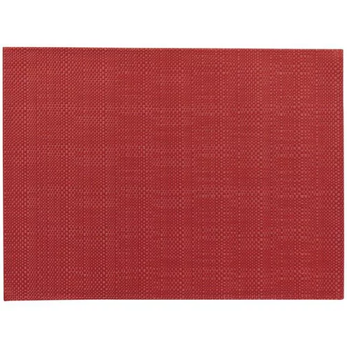 Pour votre projet:Set de table Canna coloris rouge en polyester - 33 x 45 cm