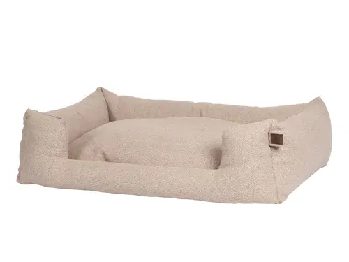 Extérieur accessoire:Panier pour chien coloris beige Fantail Eco Snooze British Tan - 110 x 80 cm
