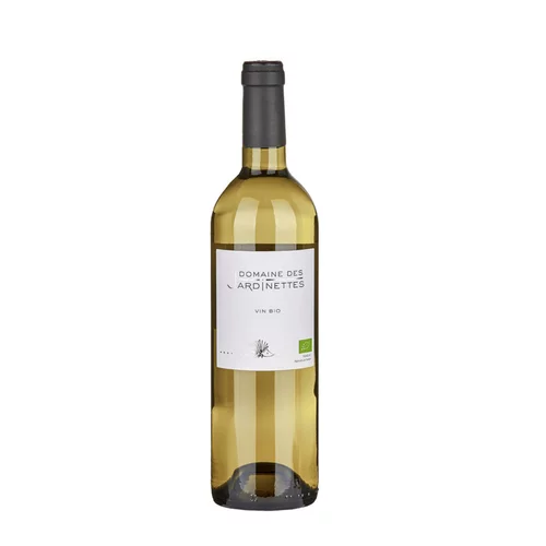 Déco pour le jardin:Vin blanc bio méditerranée IGP domaine des Jardinettes - 75 cl