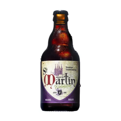 Idée extérieure:Bière d'abbaye brune bio St Martin - 33 cl
