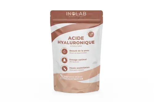 Accessoire pour le jardin：Complément alimentaire acide hyaluronique 30 gélules Inolab – 200 mg