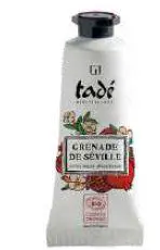 Facile dehors:Crème mains bio parfum Grenade de Séville Tadé – 30 ml