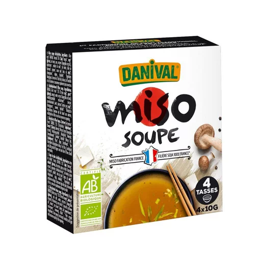 Choix malin：Miso soupe DANIVAL 4x10 g
