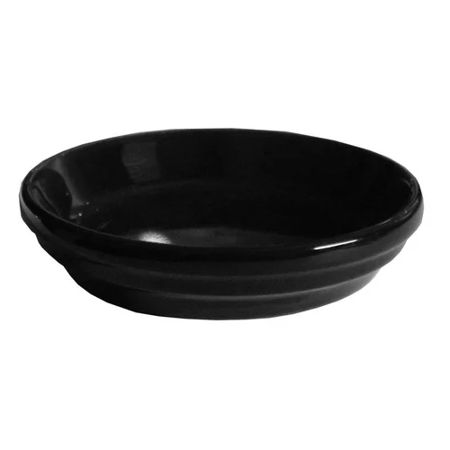 Plaisir dehors:Soucoupe pot horticole noir Ø 17 x H3 cm