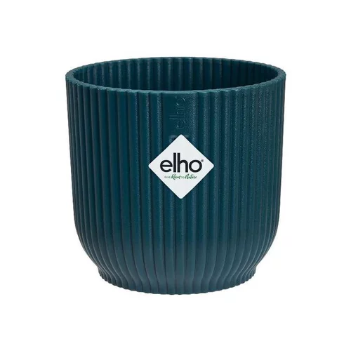 Pratique au jardin：Cache-pot bleu foncé Elho Vibes Fold Mini - Ø 7 cm