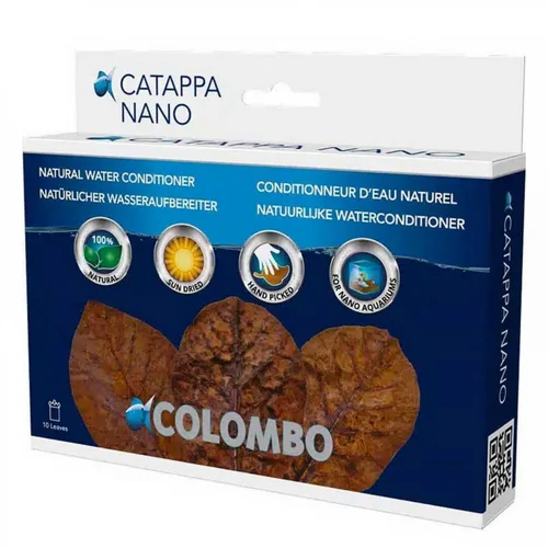Le petit plus pour l’extérieur:Feuilles de badamier nano 8-10 cm - spéciales aquarium COLOMBO Catappa - pack de 10