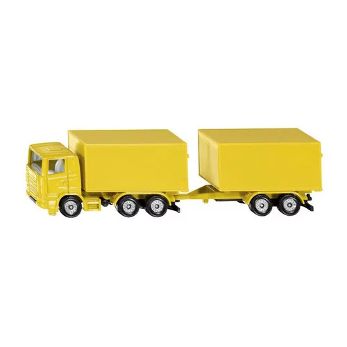 Pour plus de confort au jardin:Camion avec remorque DHL orange Siku - 15.2 cm