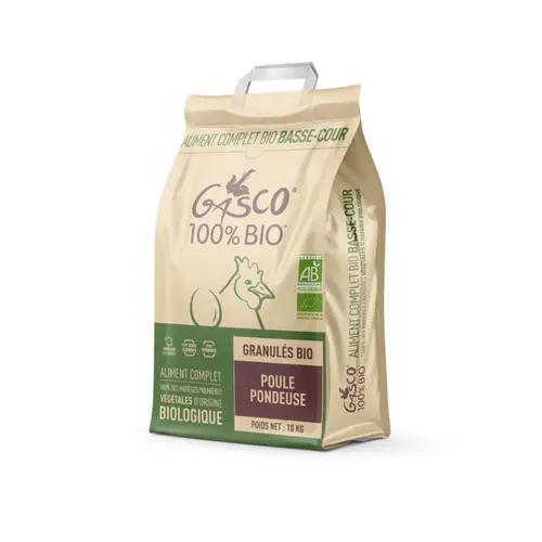 Pour tous les jardins:Granulés pour poules pondeuses bio Gasco - 10 kg