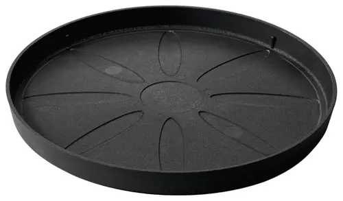 Mon jardin:Soucoupe pour pot de fleurs Origin coloris gris Deroma - Ø 32 cm x 2,9 cm