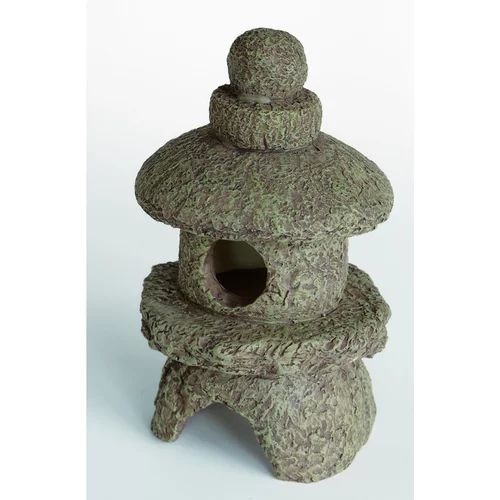 Jardin & solutions：Zen Déco Pagoda Résine 10,9x10,9x19 cm