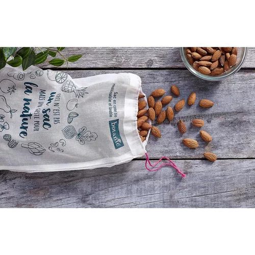 Un essentiel du jardin：Sac à vrac taille S botanic® en coton bio