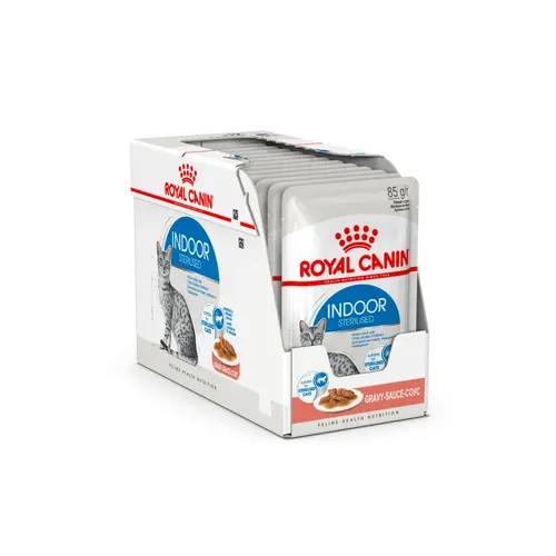 Le jardin au quotidien：Pâtée pour chat d’intérieur stérilisé en sauce Royal Canin - 12 x 85 g