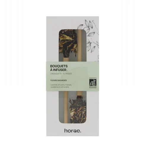 Pour un extérieur à votre image:Bouquets à infuser bio fleurs sauvages Horae – x 2