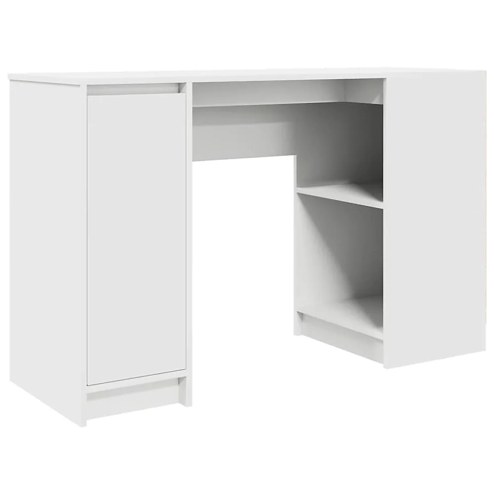 Bureau blanc 120 × 42 × 76 cm bois d'ingénierie vidaXL