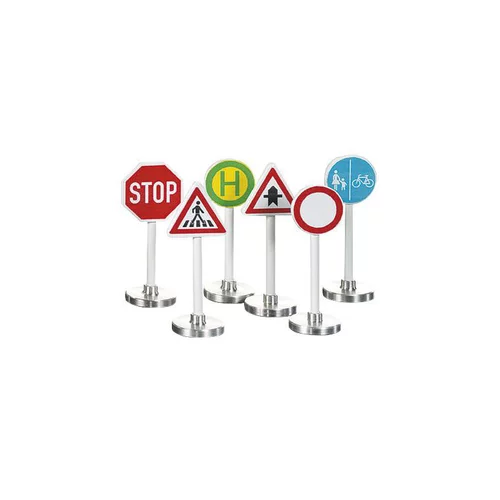 Pour mieux aménager votre jardin：Set de signaux routiers Siku - echelle 1/64e