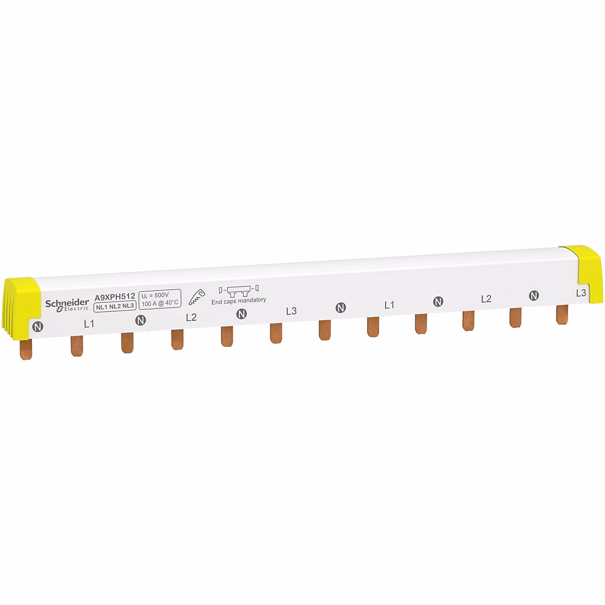 Acti9 iC60 – peigne à dents | 3 x N+P | 100A | 12 modules de 18mm