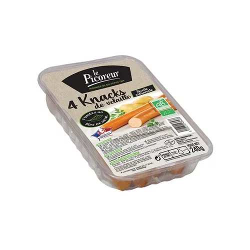 Extérieur durable:Knacks de volaille Le picoreur - 240 g