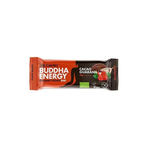 Jardin déco：Barre bouddha énergie bio cacao et guarana bio Iswari - 35 g