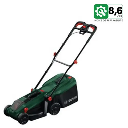 Extérieur malin:Tondeuse électrique Rotak lame 32 cm avec batterie 4,0 AH Bosch - 18 V