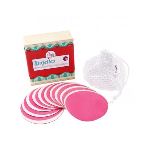 Malin extérieur:Coffret lingettes démaquillantes écologiques boîte de 10