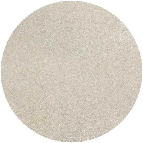 Pour la maison et le jardin：Set de table rond platine à paillettes Premium x 6 - Ø 34 cm