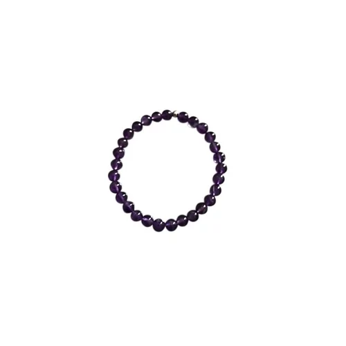 Votre jardin：Bracelet améthyste 4mm