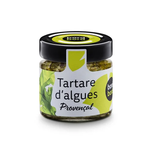 Déco jardin：Tartare d'algues provencal bio Bord à bord - 100 g
