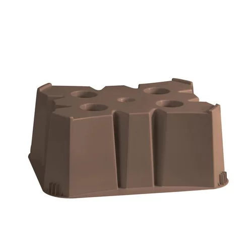 Pensé pour vos extérieurs：Socle pour récupérateur d’eau de 500 L – couleur taupe