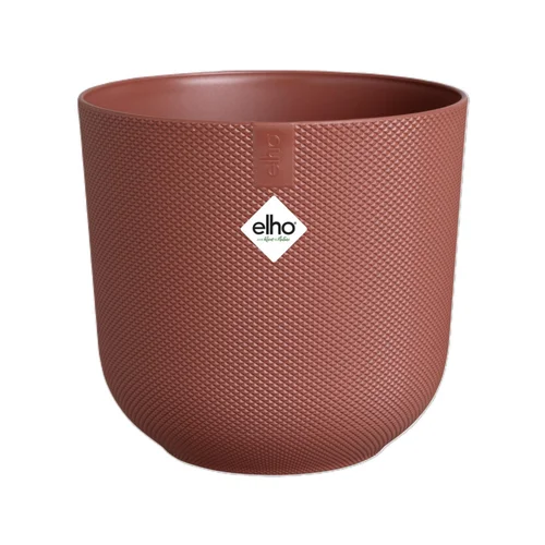 Adapté à vos extérieurs：Cache-pot en plastique rouge toscane Elho Jazz - Ø 30 cm