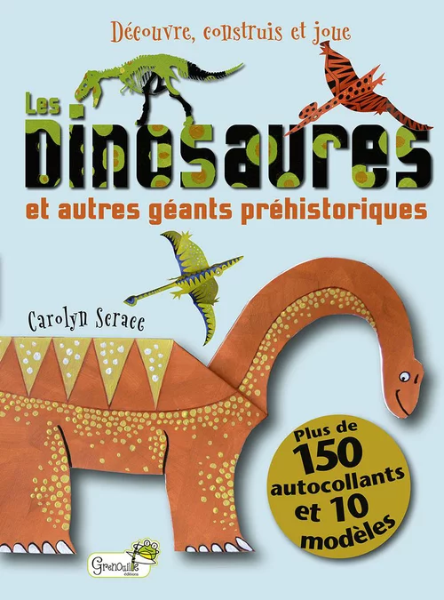 Mieux dehors:Livre "Les dinosaures découvre construis" Artemis