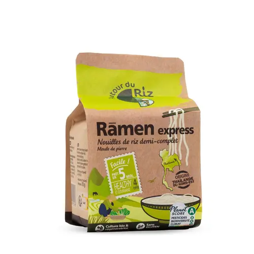 Vie extérieure:Ramen Express Nouilles de riz 1/2 complet sachet papier 4x70g