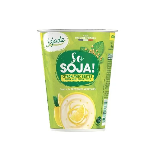 Une solution pour l’extérieur:Dessert So Soja citron bio Sojade - 400 g