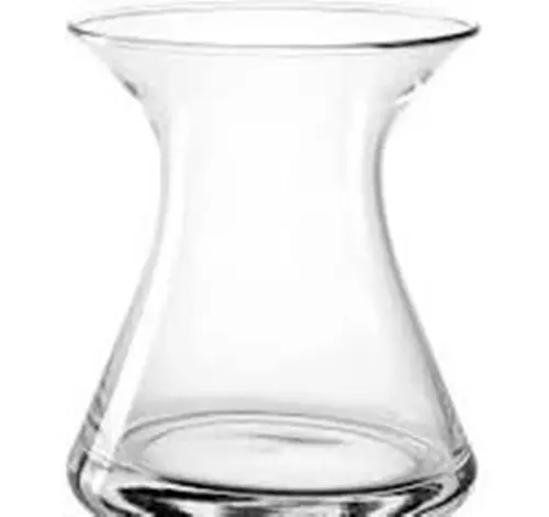 Maison et jardin:Vase en verre transparent Gia grand modèle - 16 cm