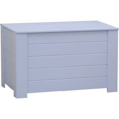 Coffre de rangement en pin 77 x 40 x 50 cm (Bleu)