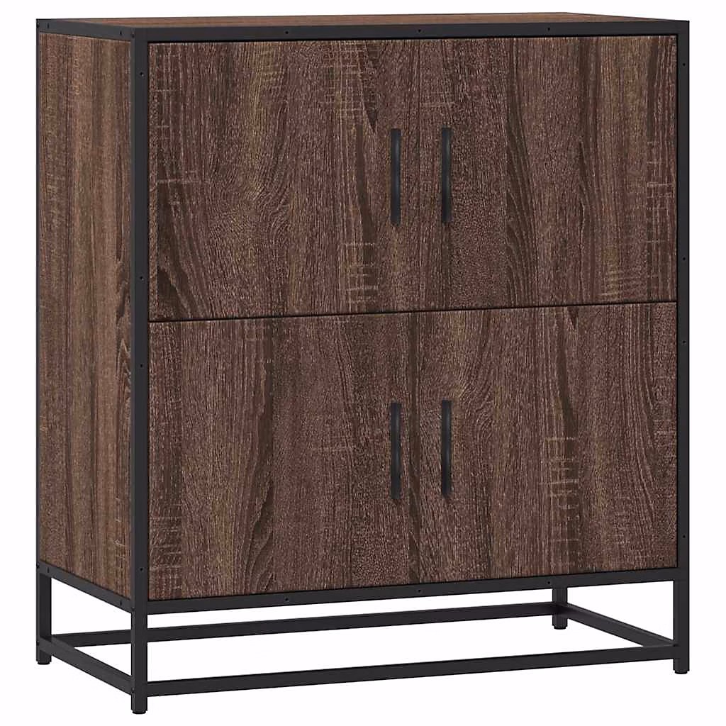 Buffet chêne marron 68 × 35 × 76 cm bois d'ingénierie vidaXL