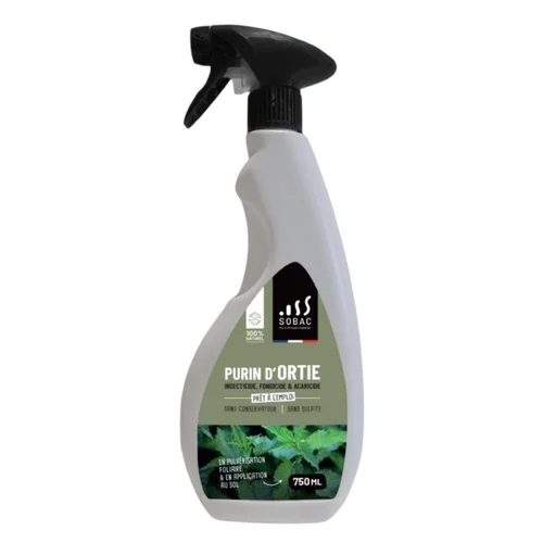 Jardin et loisirs:Purin d'ortie 100 % naturel Sobac - 750 ml