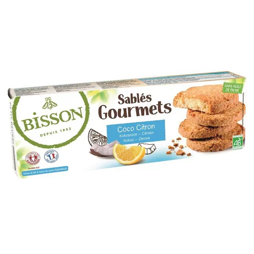 Jardin et idées：Sablé gourmet coco citron 150 g