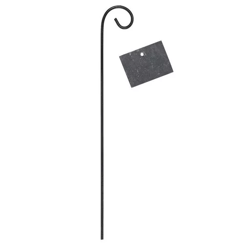 Le pratique au jardin：Porte étiquette + étiquettes en ardoise - 50 cm