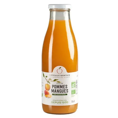 Jardin inspiration:Jus de pommes mangues bio Coteaux Nantais - 75 cl
