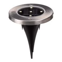 Pour vos espaces:Spot à planter Up Light argent à LED 5 lumens