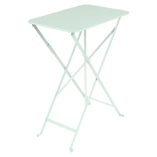 Le choix pour le jardin：Table pliante Bistro coloris menthe glaciale en acier Fermob - 37 x 57 x 74 cm