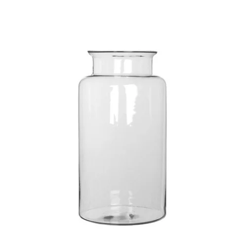 Pour tous vos besoins jardin:Vase Mathew en verre transparent Ø 19 x H 35 cm