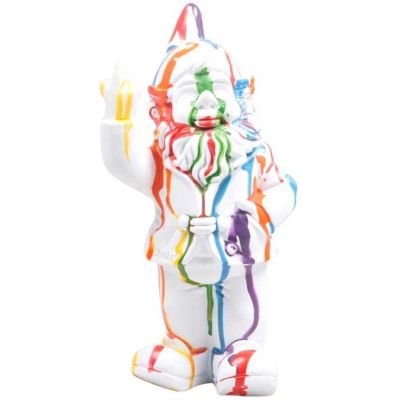 Nain de jardin en résine F*ck 16 x 12 x 32 cm (Multicolore)