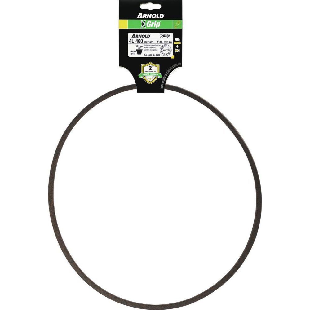 ARNOLD Courroie trapézoïdale x-grip v de type 4l460